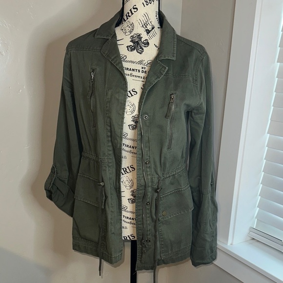 Arizona Jean Company Olive Utility Jacket - Picture 1 of 8
